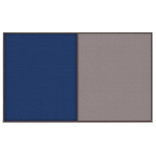 Triple Door Radius Corkboard, 96"x48", Hea
